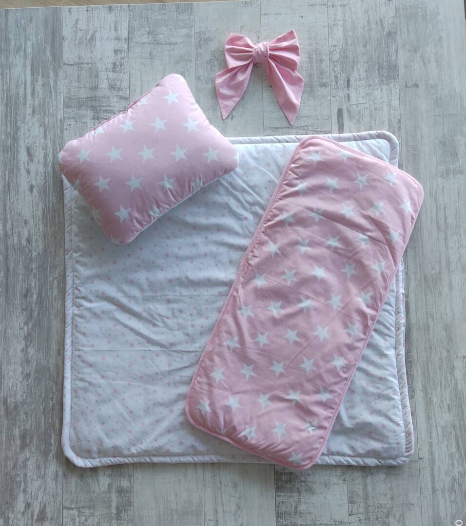 Комплект за количка Pink Stars