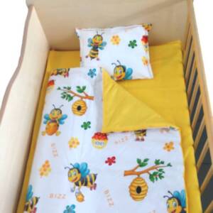 Спален комплект завивка бебе Happy bee