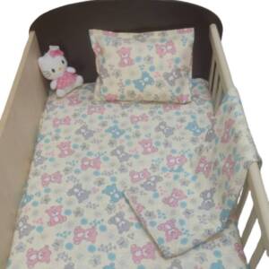 Комплект чаршафи бебе ранфорс Sweet Bears