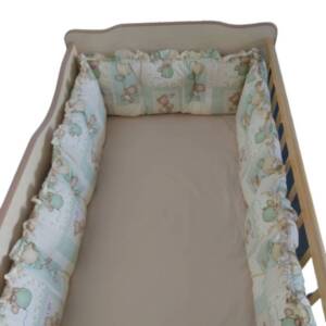 Обиколник за бебешко легло Вalloons beige